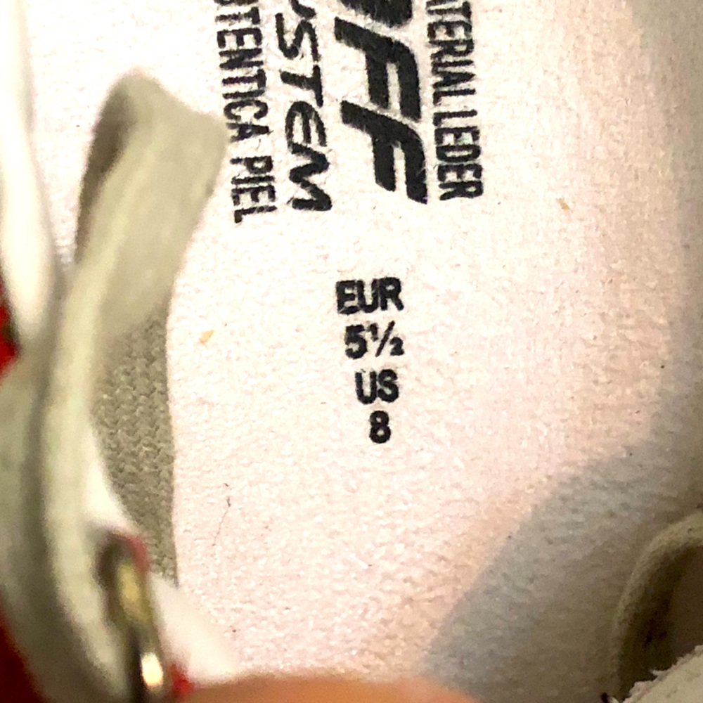 Mephisto Allrounder Sneakers, Red Nubuck and Cotton Canvas. Woman’s Size 8 - Picture 10 of 12